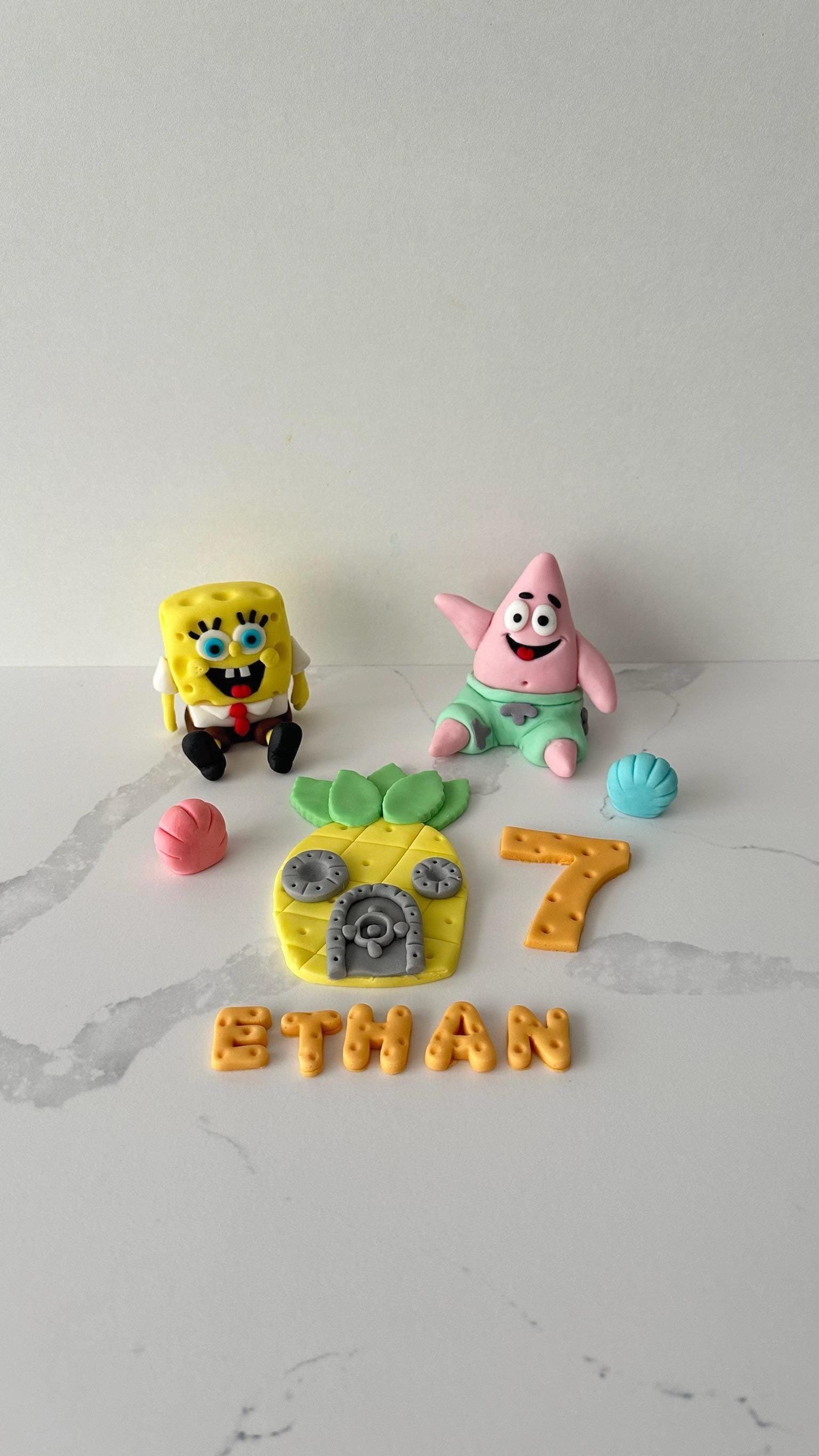 Fondant Cake Toppers: Underwater Theme, Custom Name & Age
