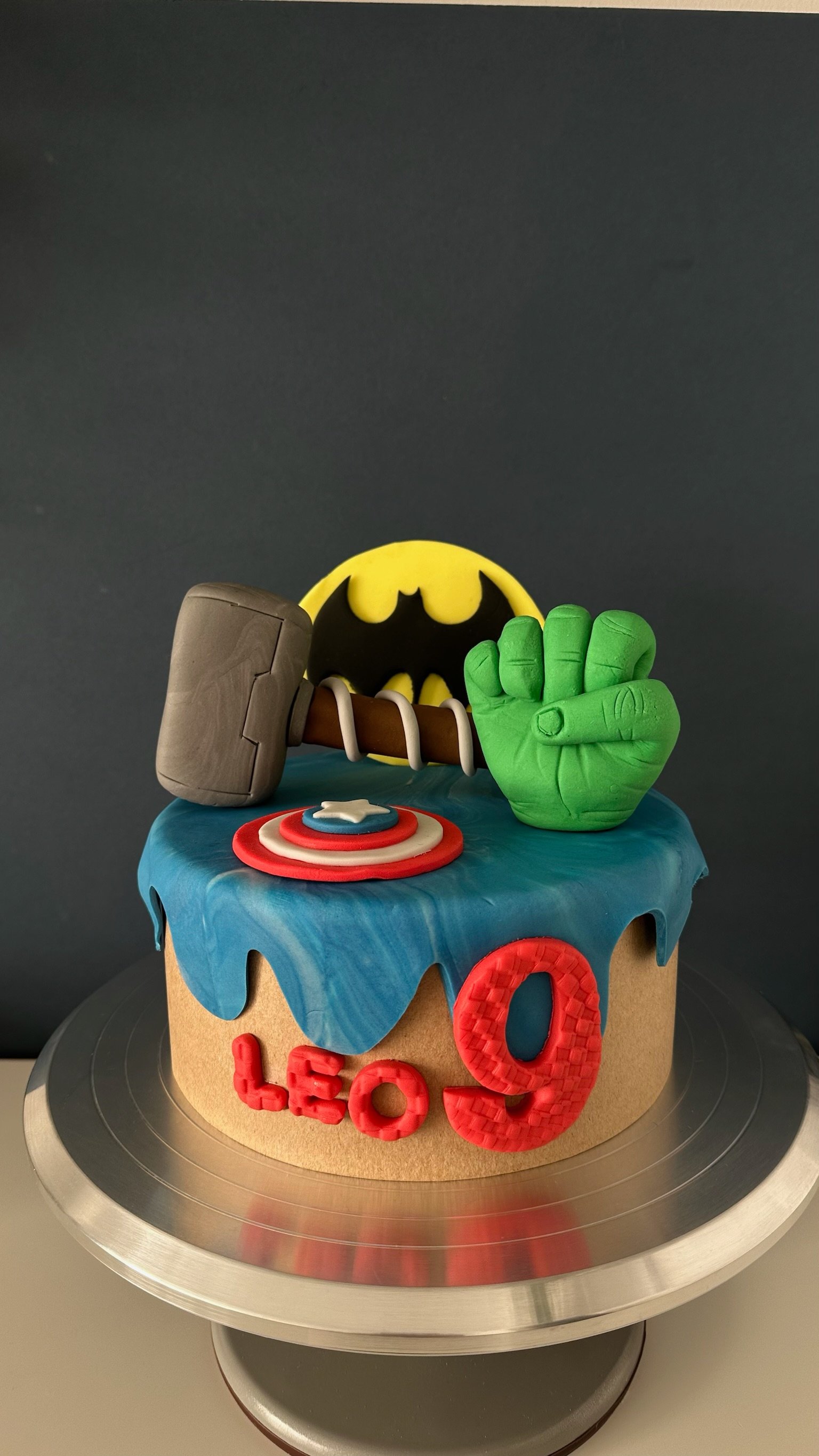 Superhero Inspired Cake Toppers | Handmade Fondant Birthday Cake Decoration | Custom Hero Theme Topper.