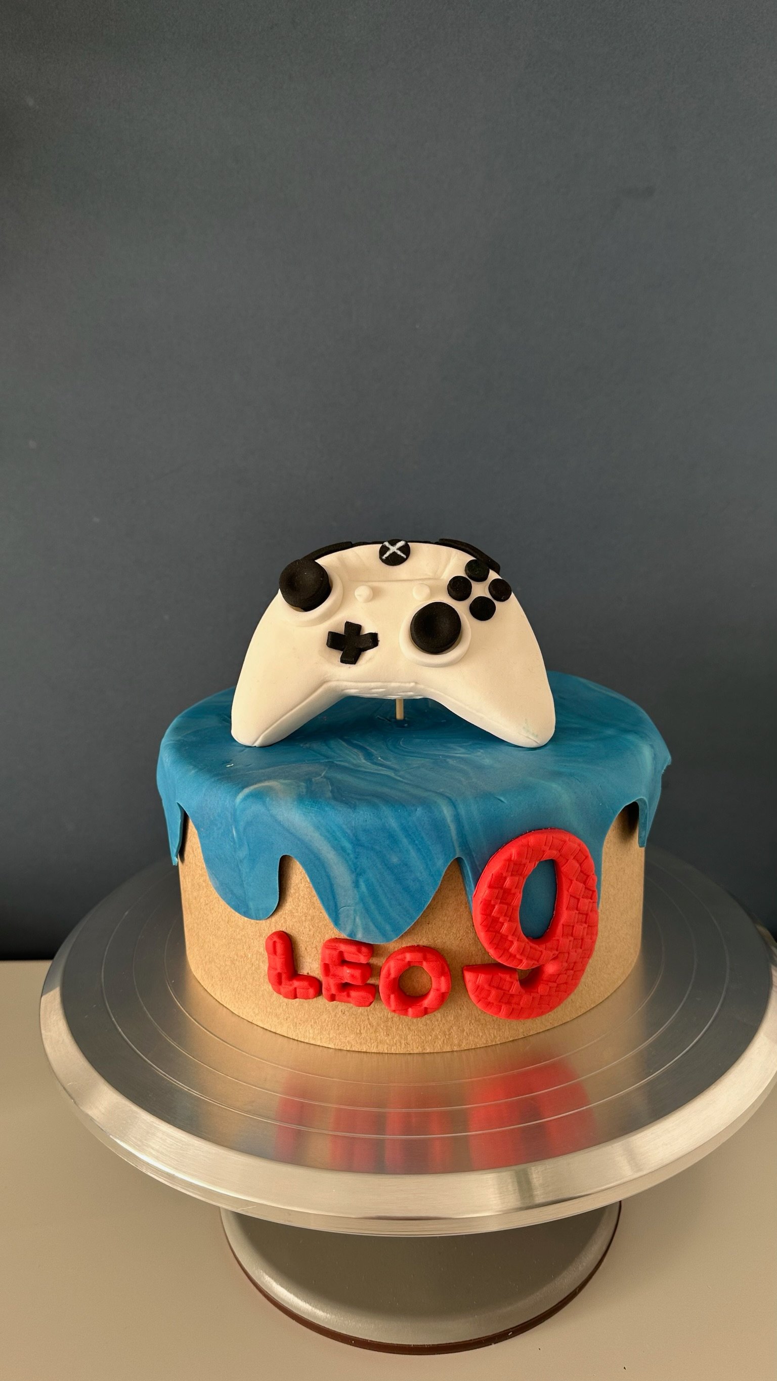 Gaming Controller Cake Topper | Custom Name & Age | Gamer Birthday Cake Decoration