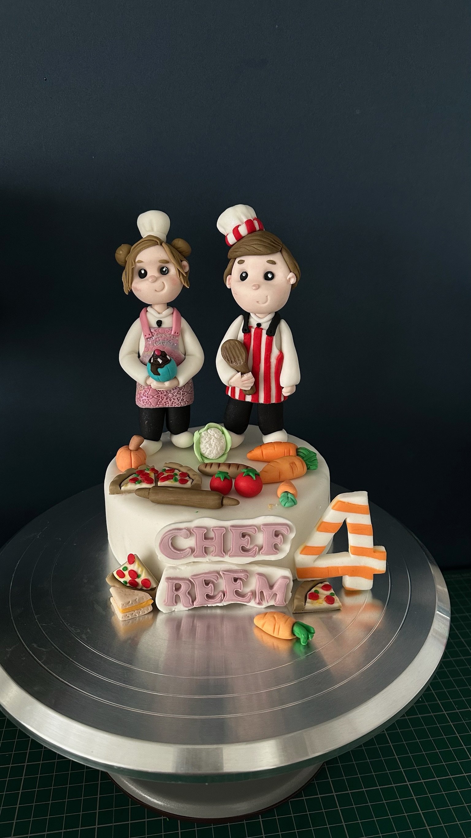 Personalised Little Chef Cake Topper – Cooking Birthday Theme For Kids